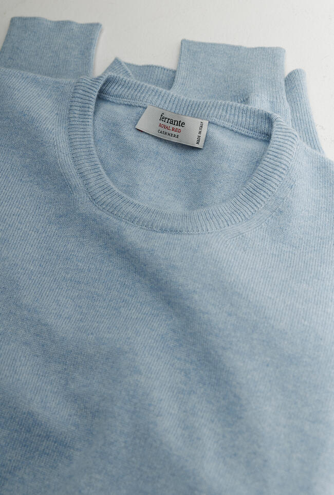 Girocollo in puro cashmere ROYAL RED - Ferrante | img vers.1300x/
