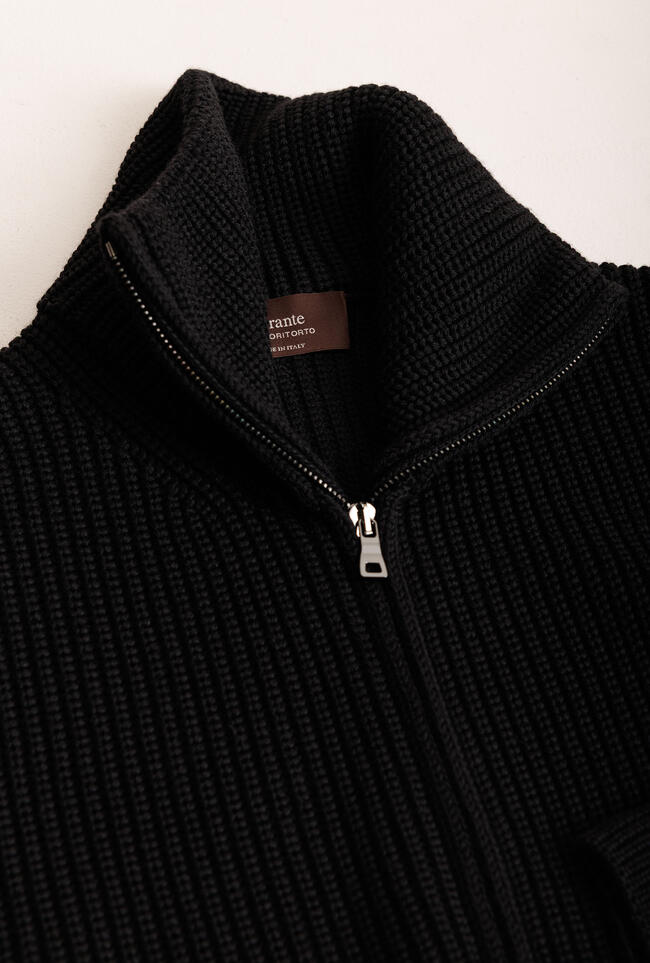 Full zip in lana triploritorto MAIN - Ferrante | img vers.1300x/