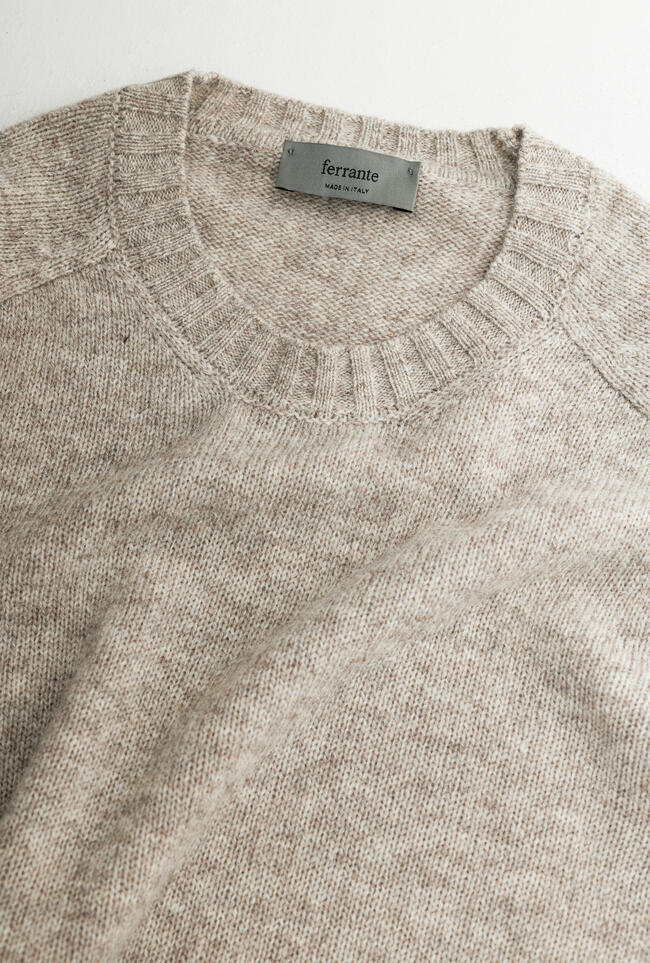 Girocollo in pura lana Shetland MAIN - Ferrante | img vers.1300x/