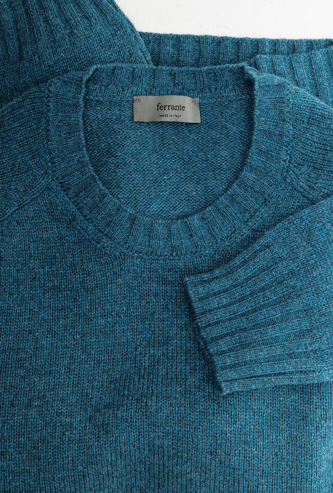 Girocollo in pura lana Shetland MAIN - Ferrante | img vers.1300x/