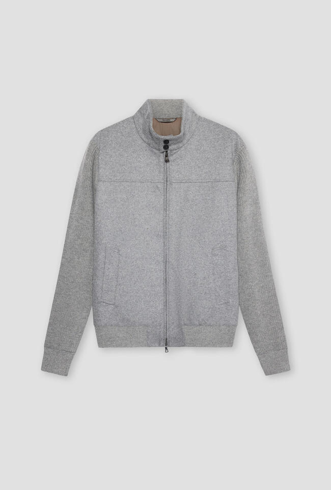 Bomber in lana con schiena e maniche in maglia MAIN - Ferrante | img vers.1300x/