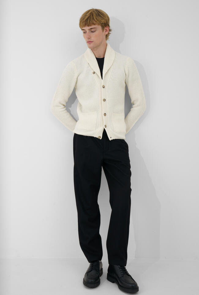 Cardigan maglia inglese ROYAL RED - Ferrante | img vers.1300x/