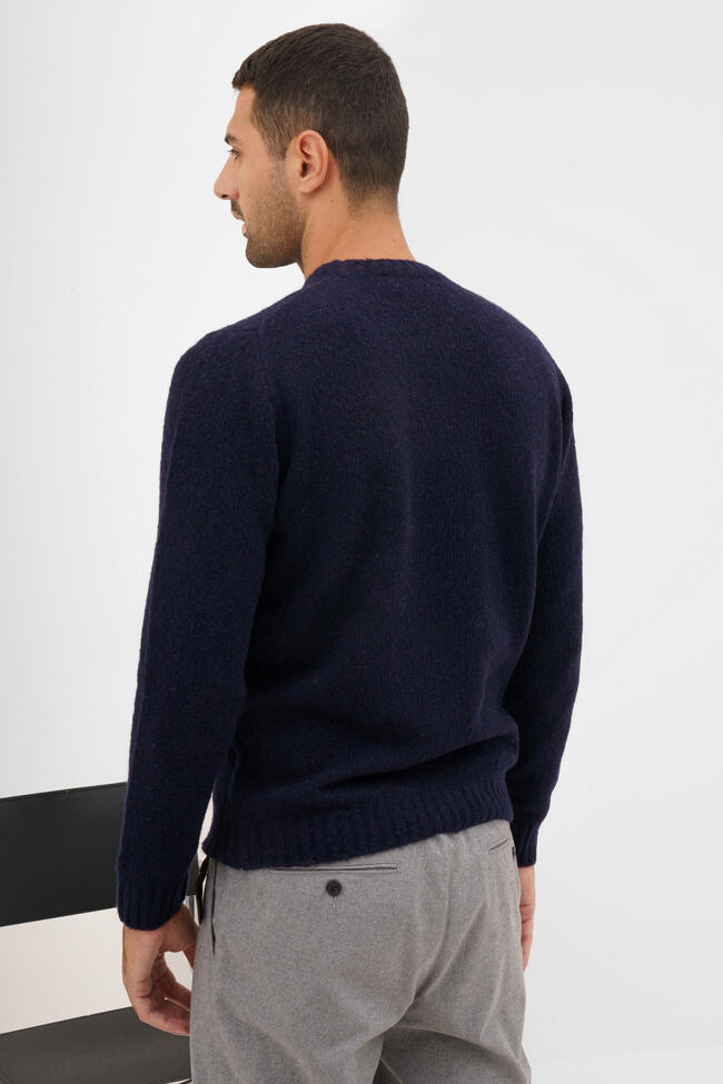 Girocollo in cashmere malfilè ROYAL RED - Ferrante | img vers.1300x/