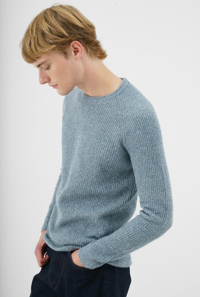 English knit raglan crew neck ROYAL RED - Ferrante | img vers.1300x/