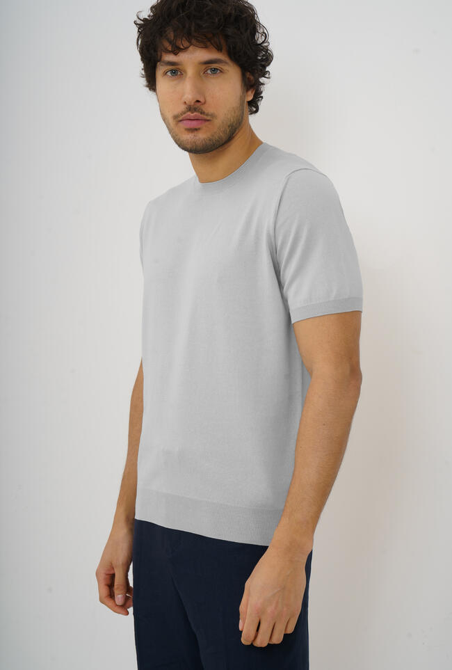 Cotton knit T-shirt ESSENTIAL - Ferrante | img vers.1300x/