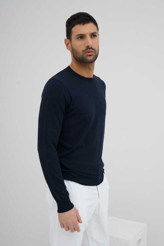 Maglia in seta e cotone ROYAL RED - Ferrante | img vers.1300x/