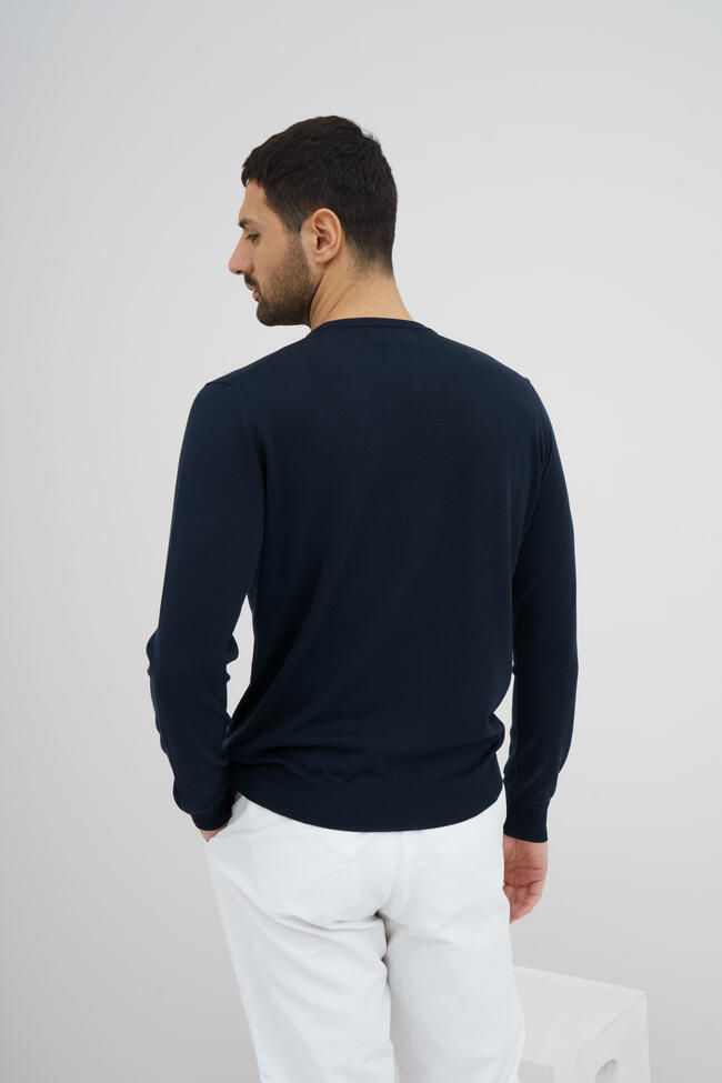 Maglia in seta e cotone ROYAL RED - Ferrante | img vers.1300x/