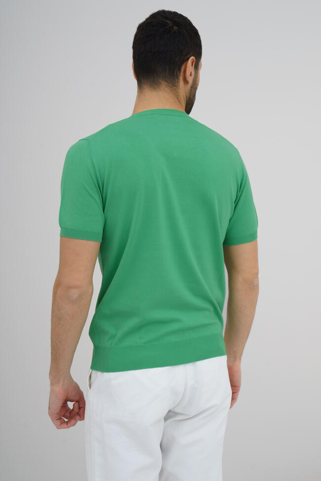 T-shirt in maglia in cotone ESSENTIAL - Ferrante | img vers.1300x/