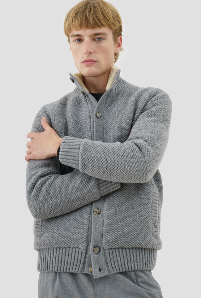 Lined knit jacket MAIN - Ferrante | img vers.1300x/