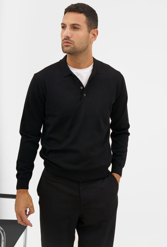 Polo in pura lana pettinata ESSENTIAL - Ferrante | img vers.1300x/
