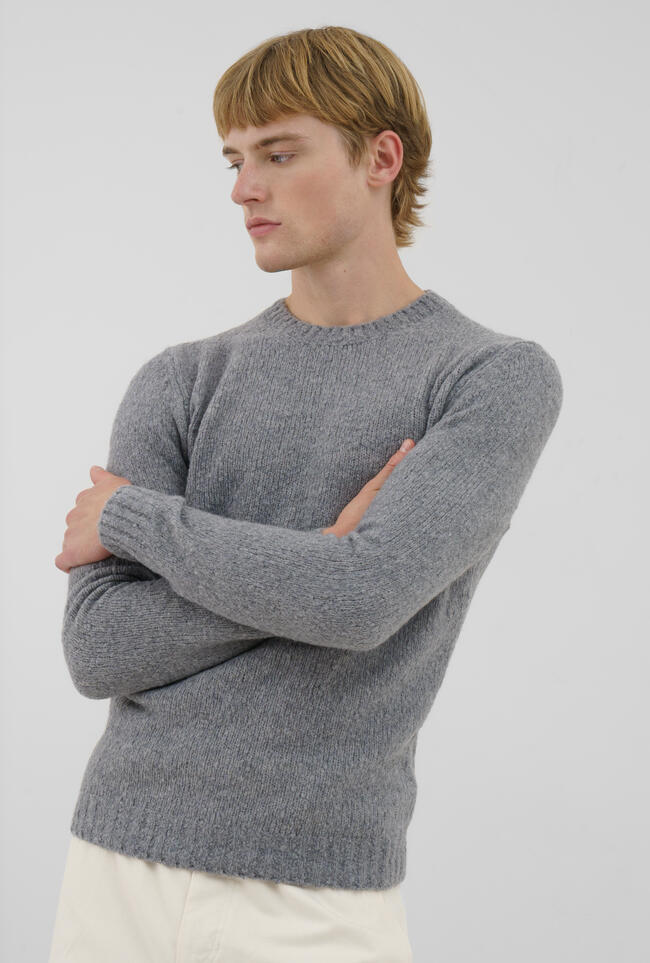 Girocollo in cashmere malfilè ROYAL RED - Ferrante | img vers.1300x/
