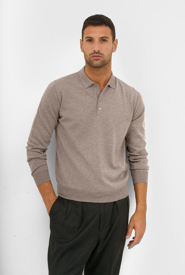 Polo in pura lana pettinata ESSENTIAL - Ferrante | img vers.1300x/