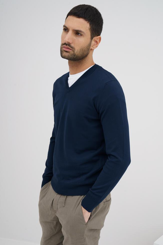 Maglia leggera in cotone ESSENTIAL - Ferrante | img vers.1300x/