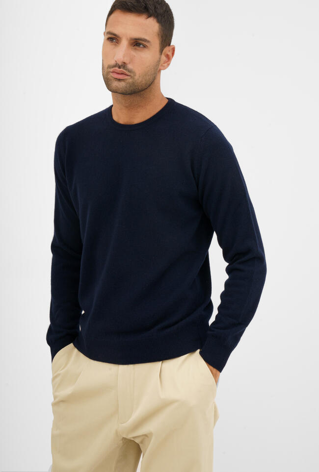 Maglia in puro cashmere ROYAL RED - Ferrante | img vers.1300x/