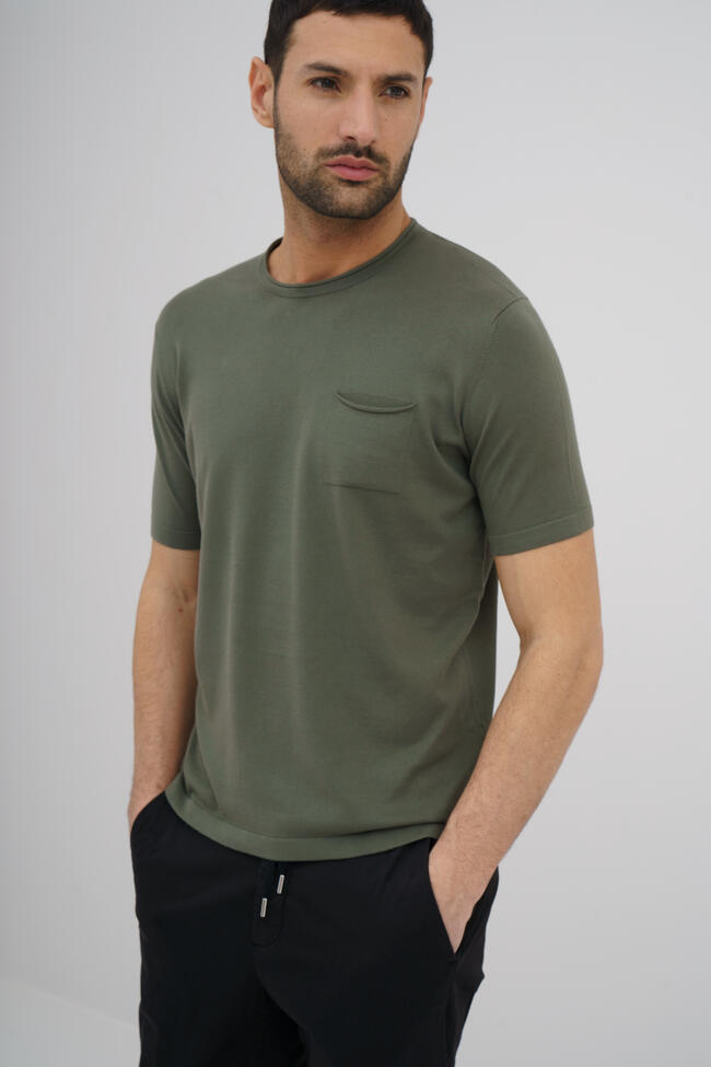 Maglia in cotone organico ROYAL RED - Ferrante | img vers.1300x/