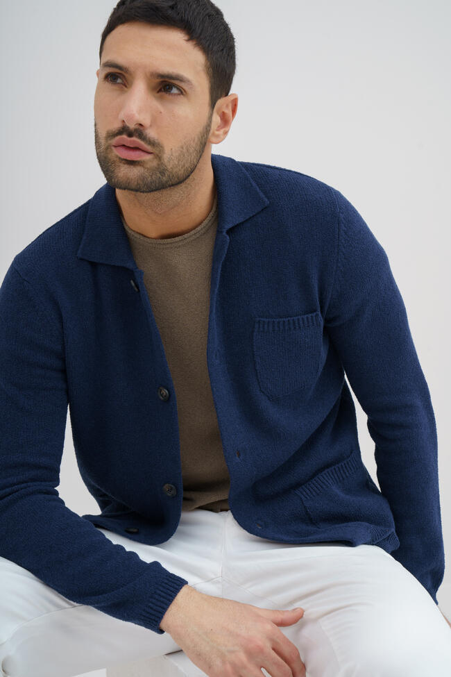 Giacca camicia bouclè MAIN - Ferrante | img vers.1300x/