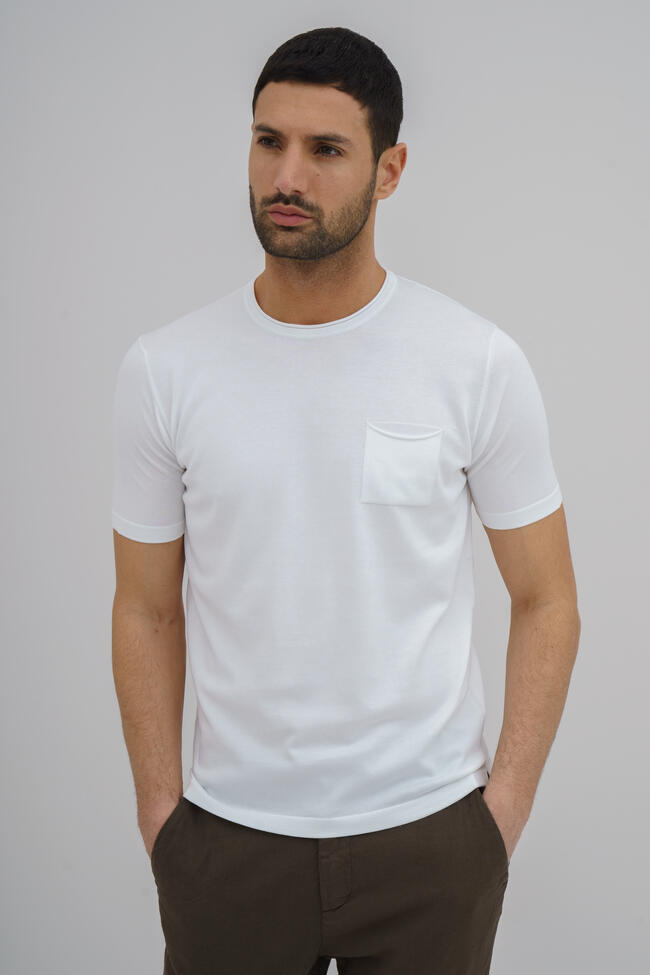 Maglia in cotone organico ROYAL RED - Ferrante | img vers.1300x/