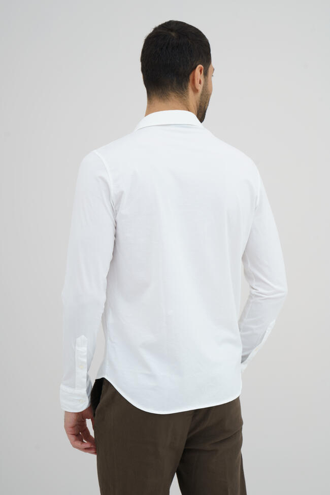 Garment-dyed ultralight jersey shirt ROYAL RED - Ferrante | img vers.1300x/
