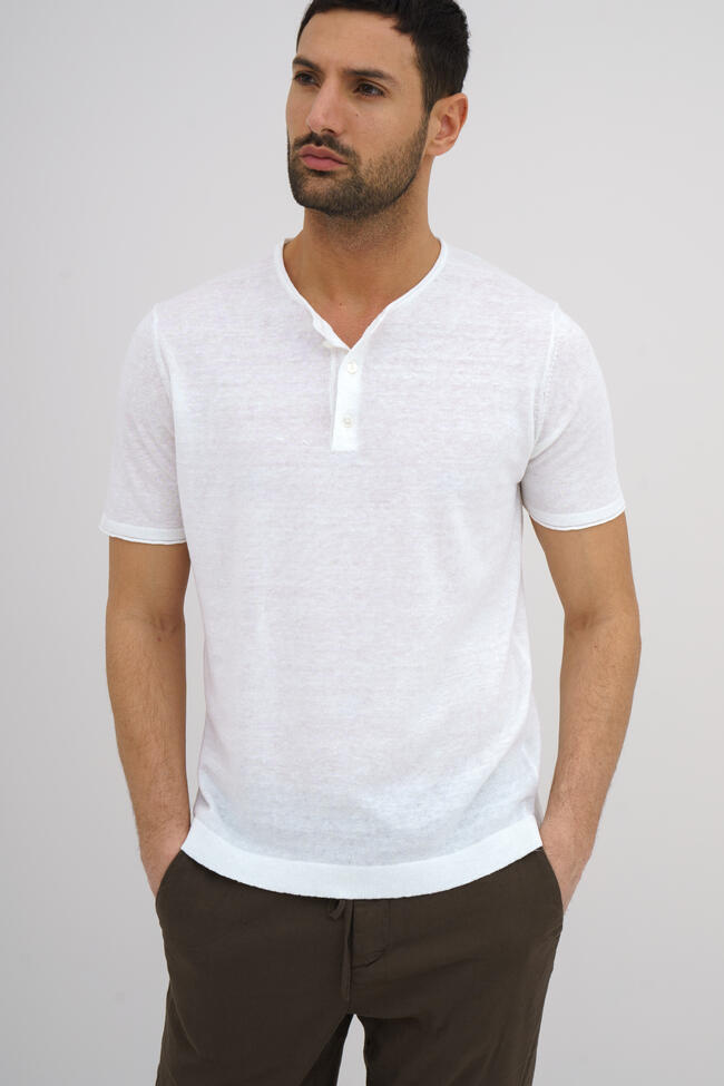 Serafino in lino ROYAL RED - Ferrante | img vers.1300x/