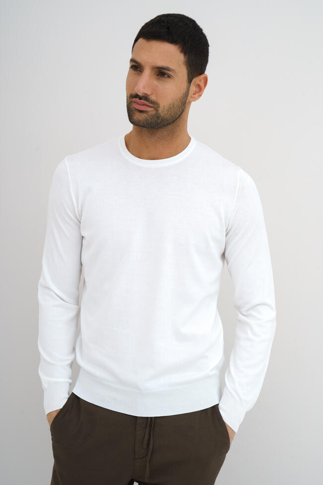 Girocollo leggero in cotone ESSENTIAL - Ferrante | img vers.1300x/