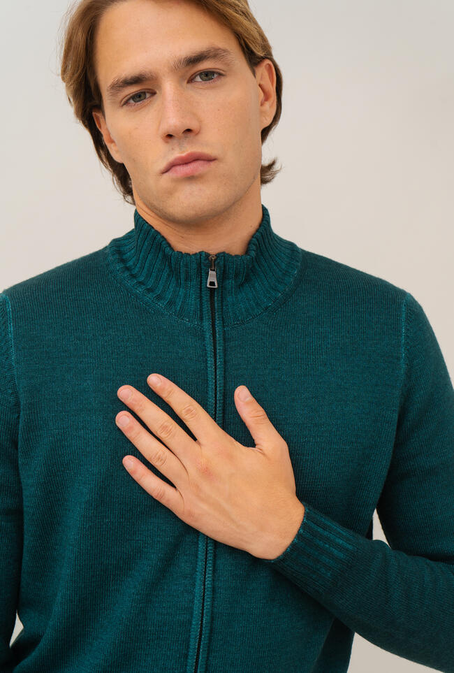 Full zip tinto in capo ESSENTIAL - Ferrante | img vers.1300x/