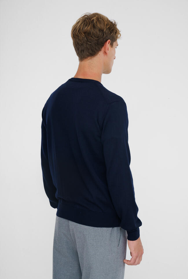 Brushed pure wool pullover ESSENTIAL - Ferrante | img vers.1300x/