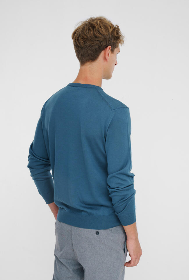 Worsted wool crew-neck ESSENTIAL - Ferrante | img vers.1300x/