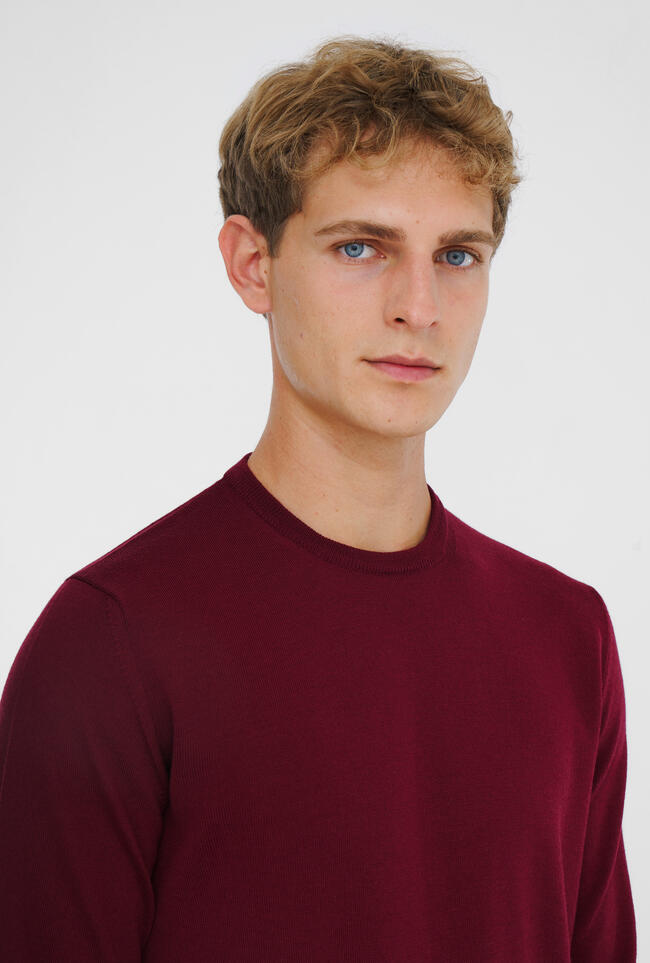 Worsted wool crew-neck ESSENTIAL - Ferrante | img vers.1300x/