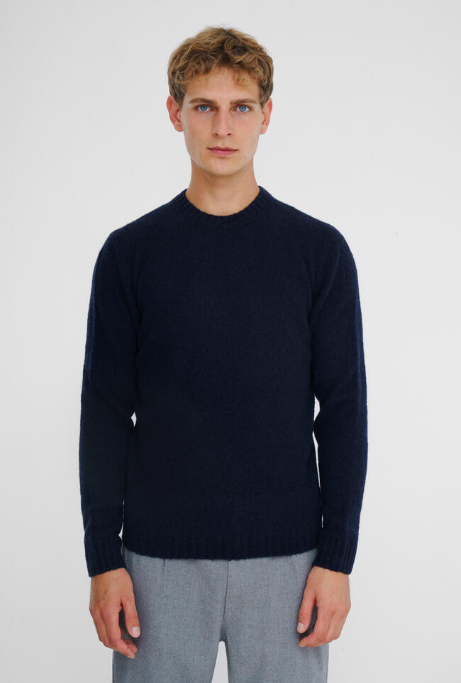 Girocollo in cashmere malfilè ROYAL RED - Ferrante | img vers.1300x/