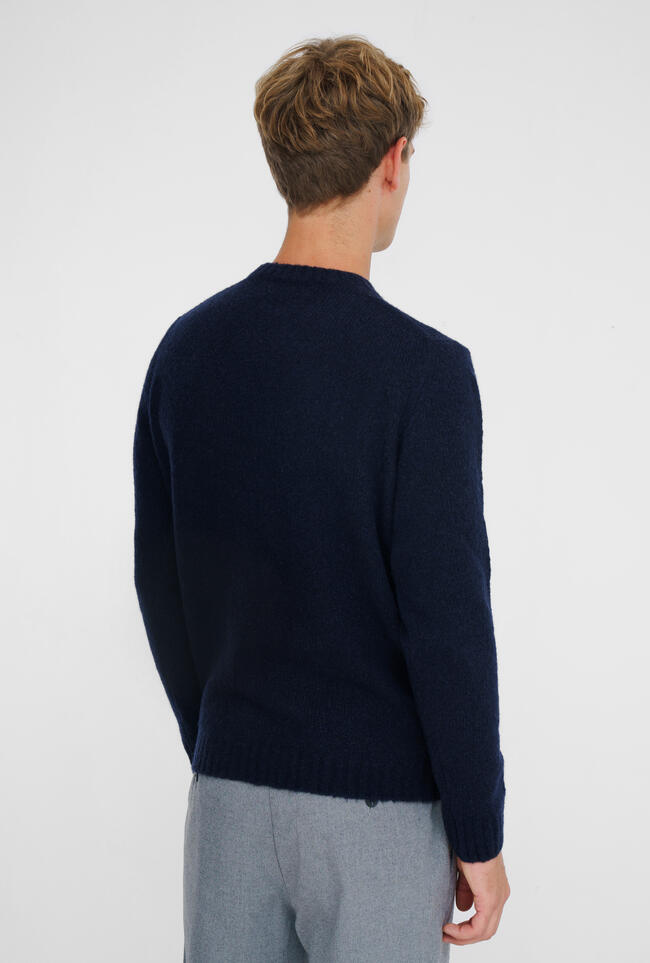 Girocollo in cashmere malfilè ROYAL RED - Ferrante | img vers.1300x/