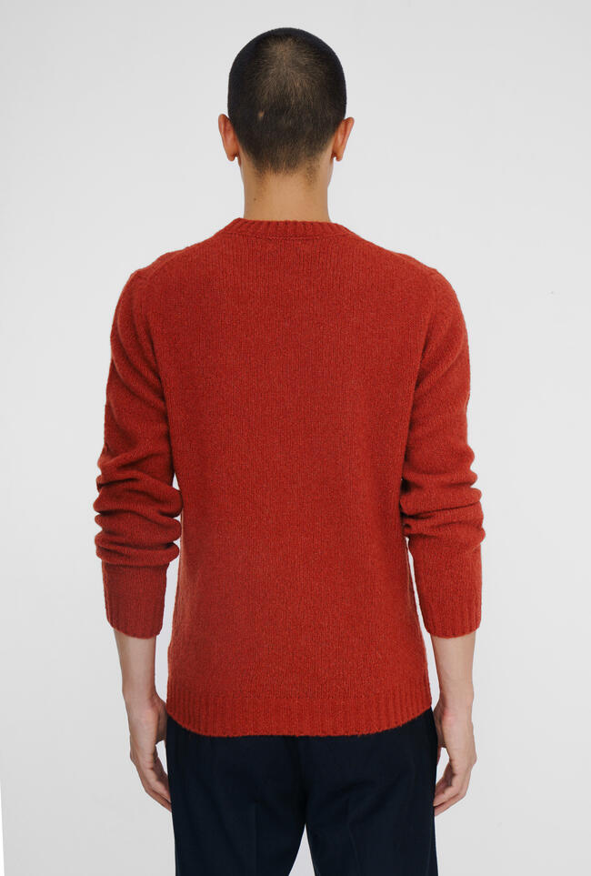 Girocollo in cashmere malfilè ROYAL RED - Ferrante | img vers.1300x/