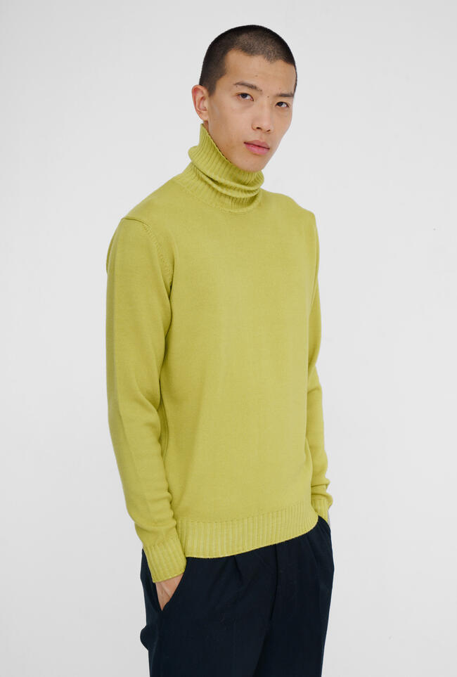 Garment-dyed wool turtleneck ESSENTIAL - Ferrante | img vers.1300x/