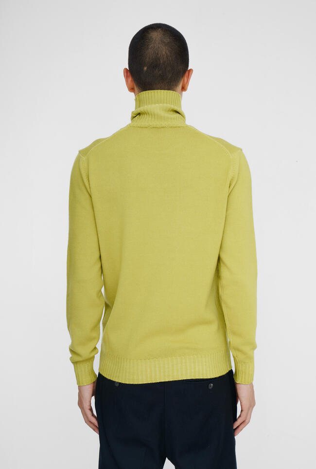 Garment-dyed wool turtleneck ESSENTIAL - Ferrante | img vers.1300x/
