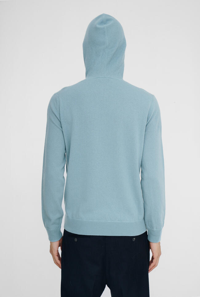 Felpa con cappuccio in pura lana ESSENTIAL - Ferrante | img vers.1300x/