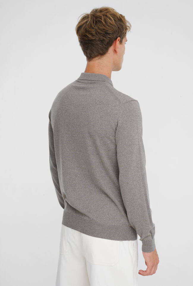 Polo shirt in pure worsted wool ESSENTIAL - Ferrante | img vers.1300x/