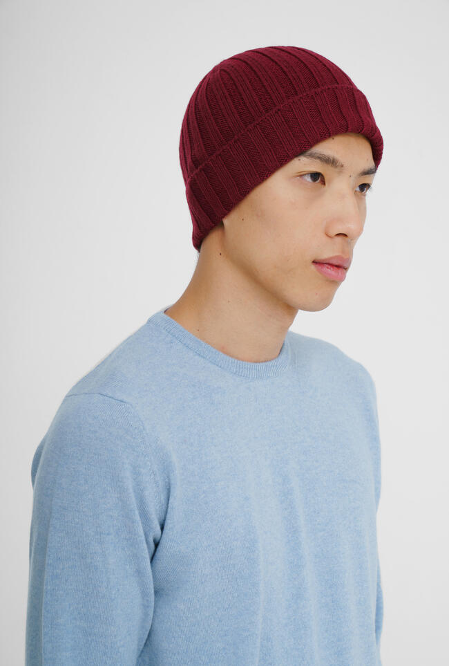 Girocollo in puro cashmere ROYAL RED - Ferrante | img vers.1300x/