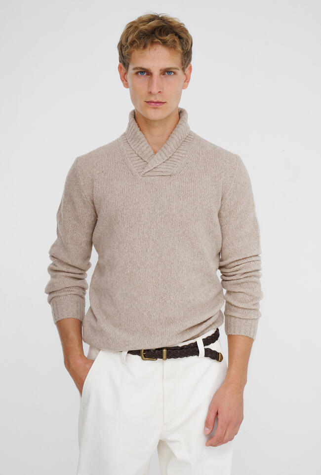 Shawl collar malfilé ROYAL RED - Ferrante | img vers.1300x/