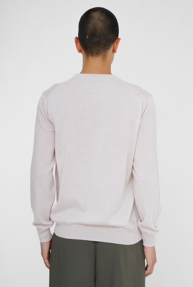 Worsted wool crew-neck ESSENTIAL - Ferrante | img vers.1300x/