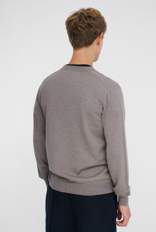 Cardigan in pura lana pettinata ESSENTIAL - Ferrante | img vers.1300x/