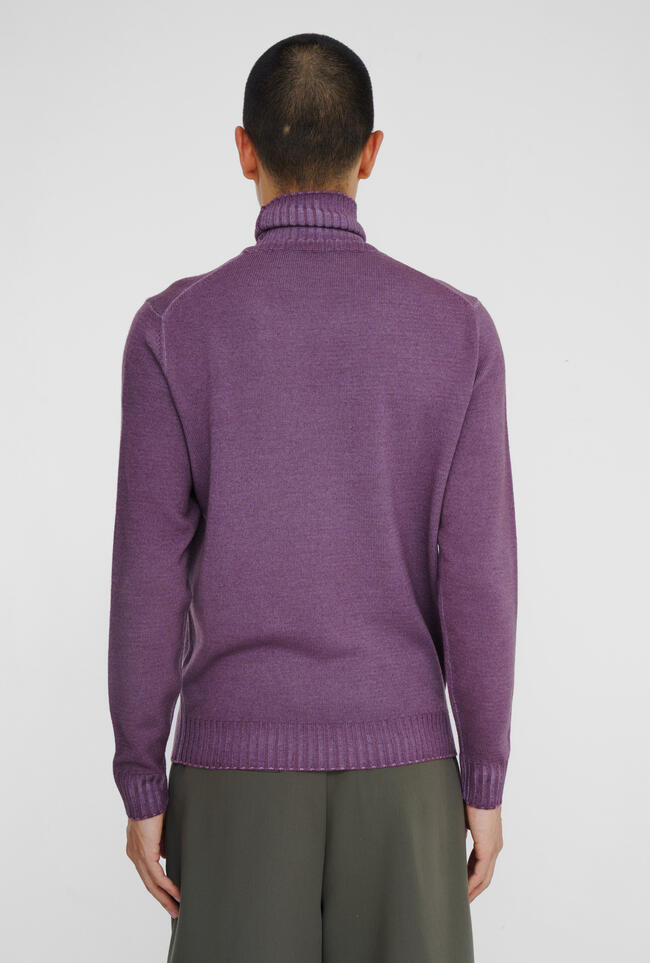 Garment-dyed wool turtleneck ESSENTIAL - Ferrante | img vers.1300x/