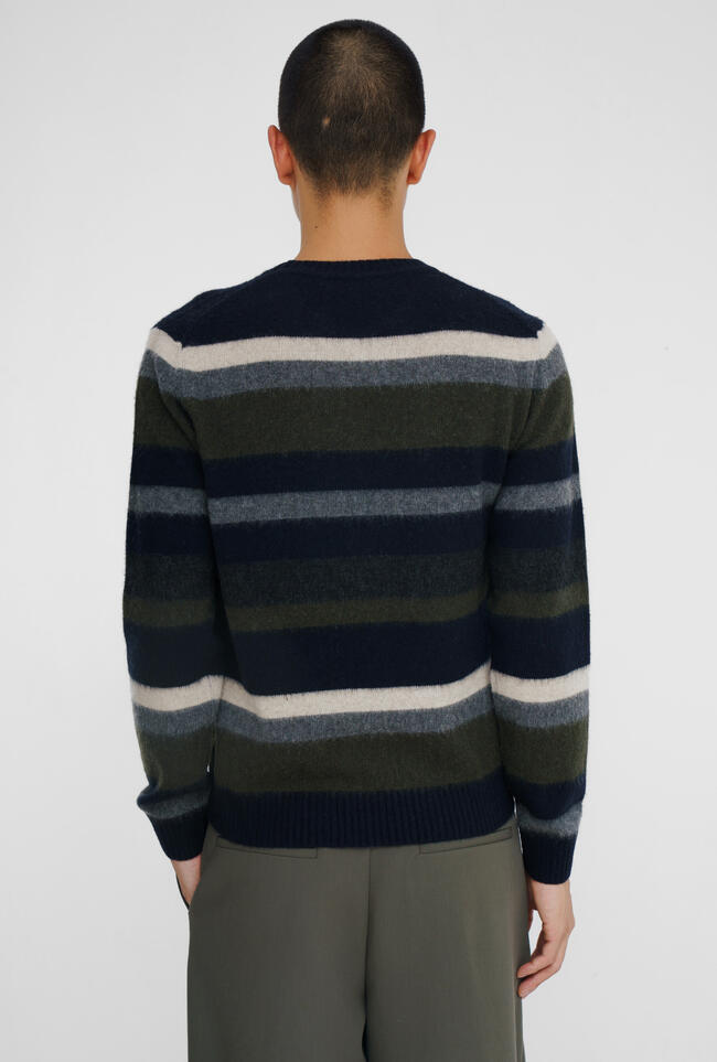 Crew neck in brushed wool MAIN - Ferrante | img vers.1300x/