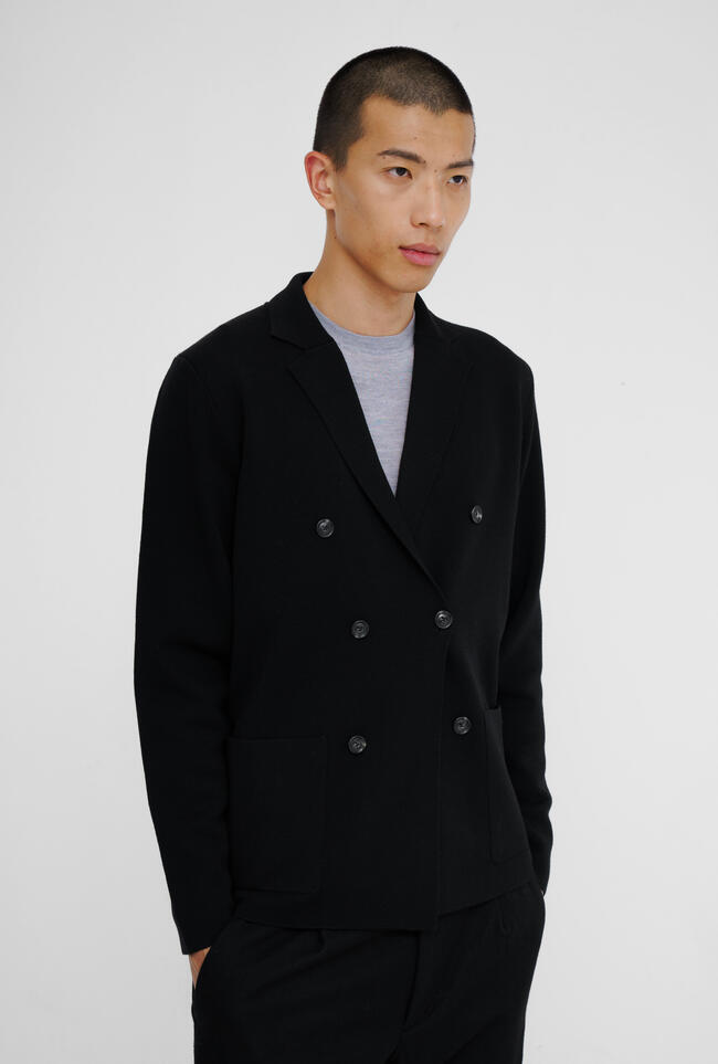 Double-breasted knitted jacket MAIN - Ferrante | img vers.1300x/