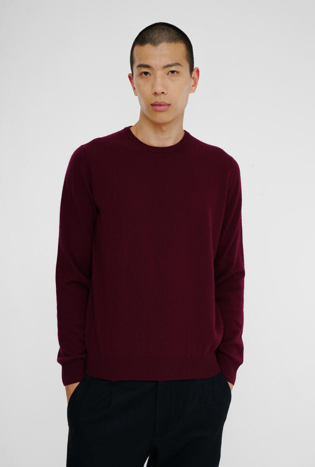Girocollo in puro cashmere ROYAL RED - Ferrante | img vers.1300x/
