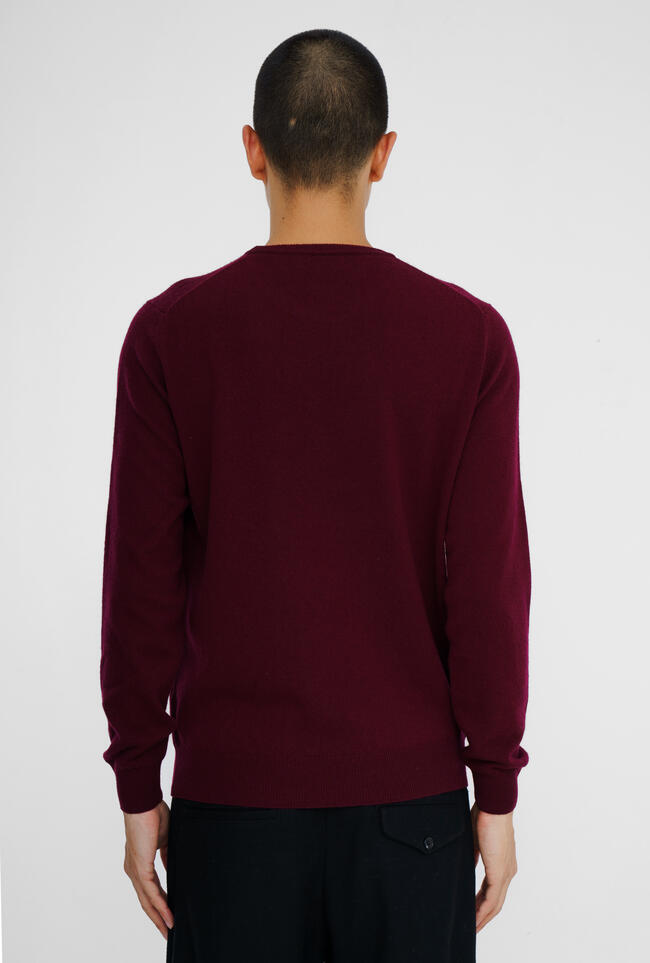 Girocollo in puro cashmere ROYAL RED - Ferrante | img vers.1300x/