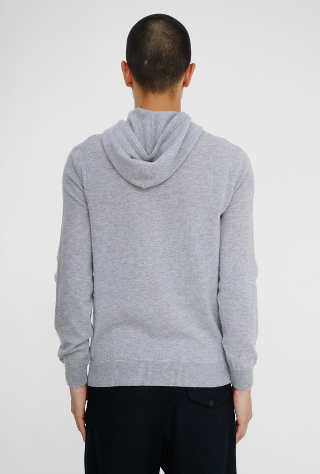 Felpa con cappuccio in pura lana ESSENTIAL - Ferrante | img vers.1300x/