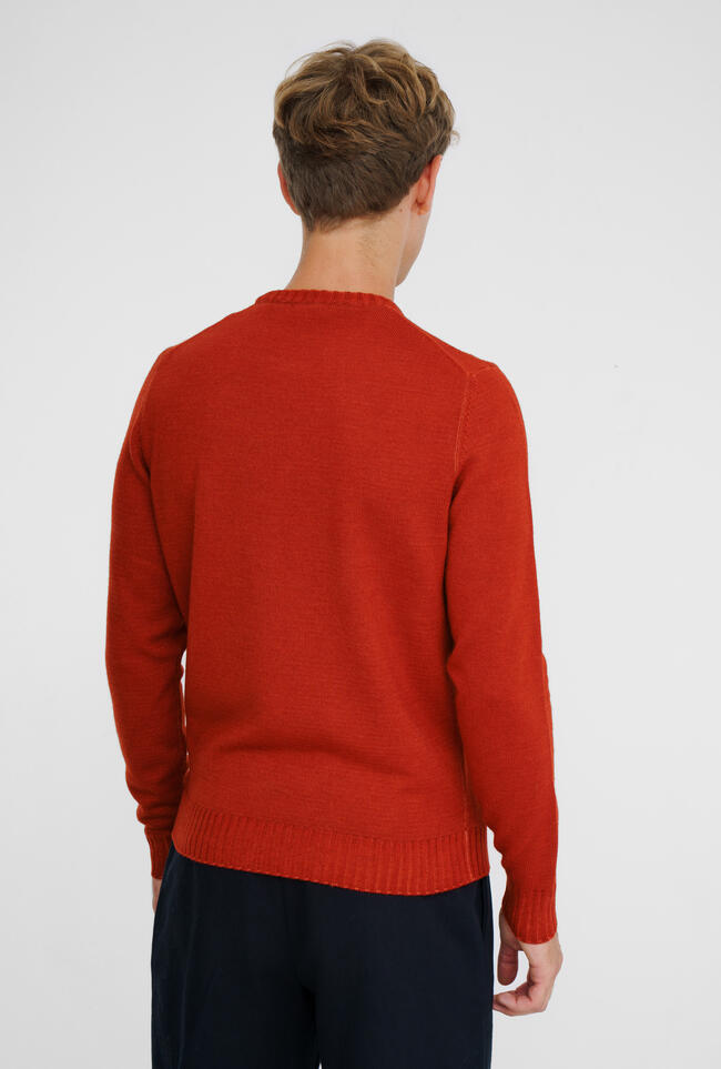 Garment-dyed wool crew neck ESSENTIAL - Ferrante | img vers.1300x/
