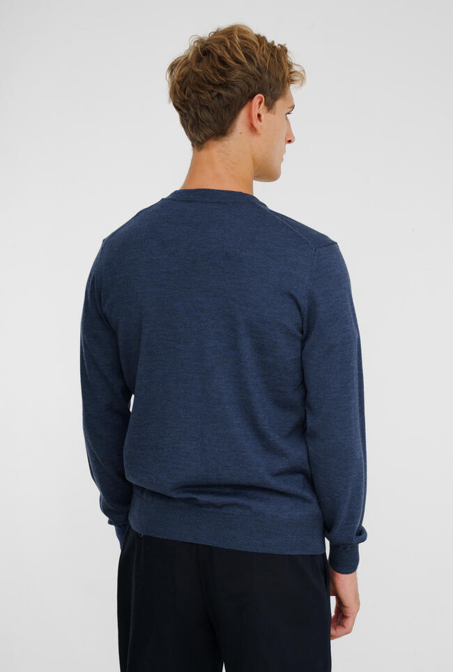 Cardigan in pura lana pettinata ESSENTIAL - Ferrante | img vers.1300x/