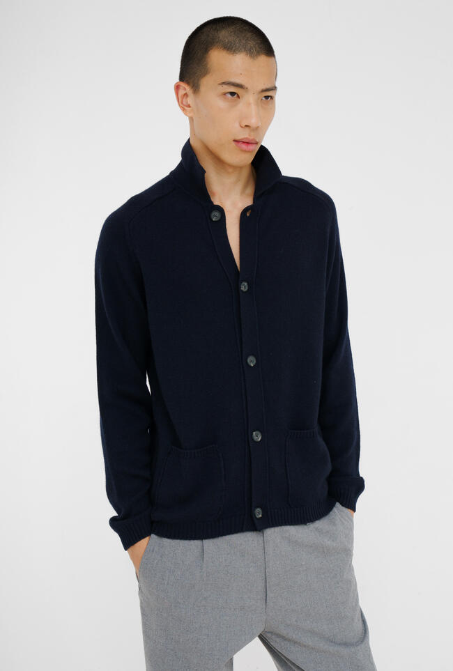 Saddle-sleeve shirt jacket ROYAL RED - Ferrante | img vers.1300x/
