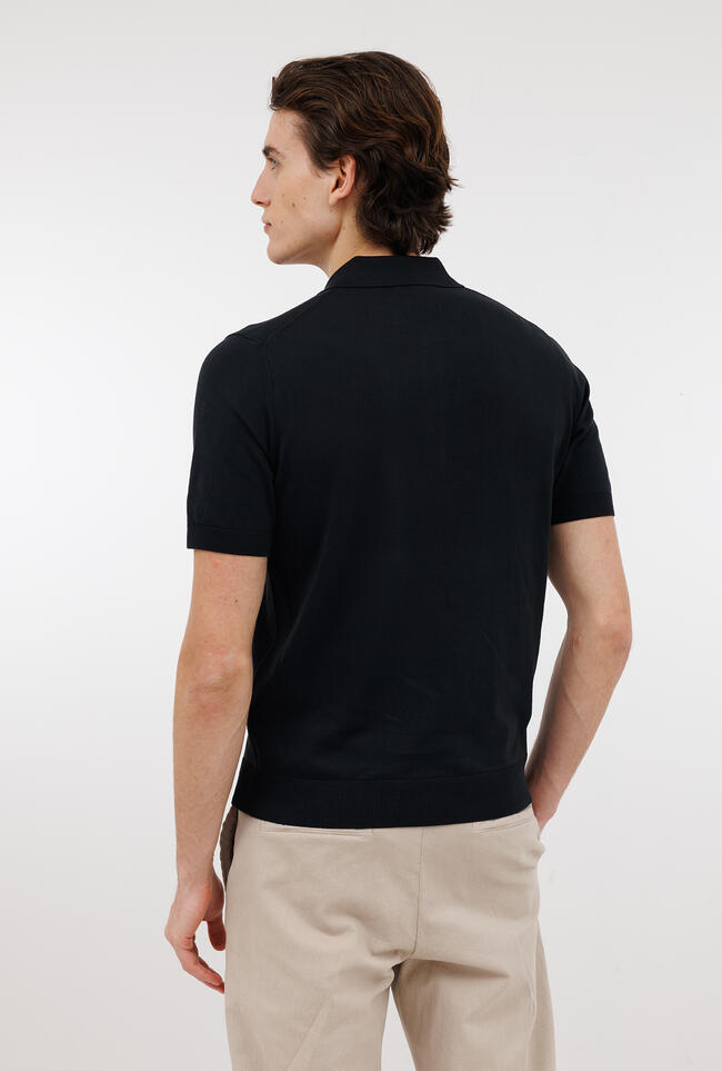 Polo tinta in puro cotone ESSENTIAL - Ferrante | img vers.1300x/
