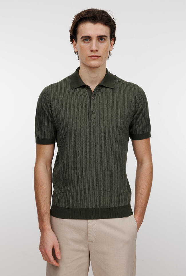 Polo con coste a rilievo MAIN - Ferrante | img vers.1300x/